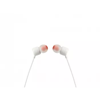 JBL Tune 110 WHITE, Kabelgebunden, 20 - 20000 Hz, Musik, Headset, Weiß