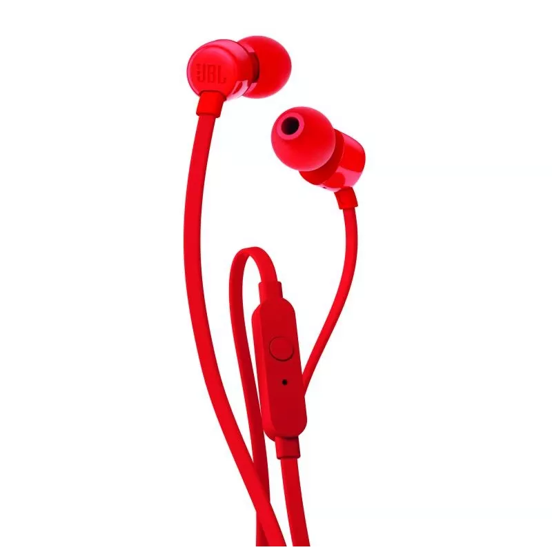JBL T110 Headset Kabelgebunden In-Ear Anrufe/Musik Rot