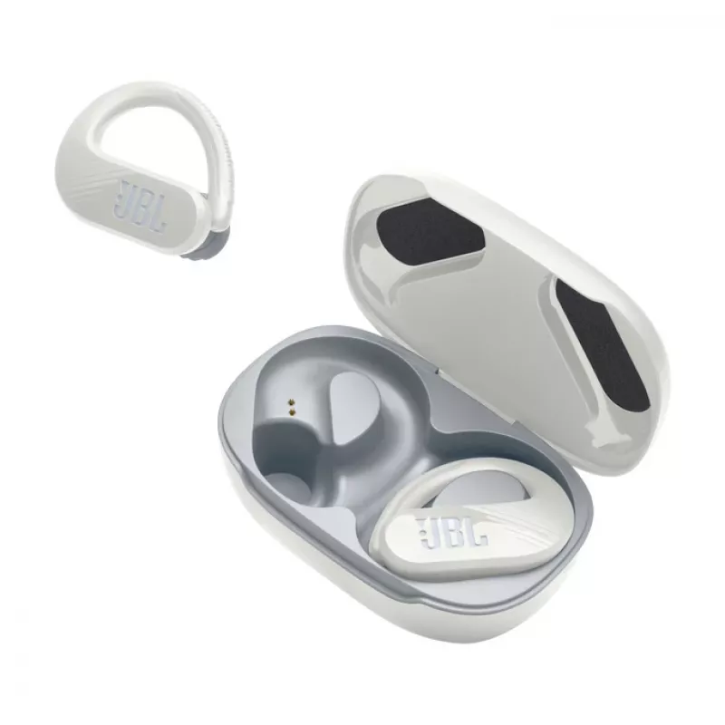 JBL Endurance PEAK 3 Headset True Wireless Stereo (TWS) Ohrbügel Anrufe/Musik/Sport/Alltag USB Typ-C Bluetooth Ladestation Weiß