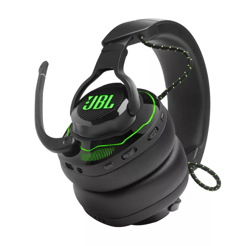 JBL Quantum 910X Headset Kabelgebunden & Kabellos Kopfband Gaming USB Type-C Bluetooth Schwarz, Grün
