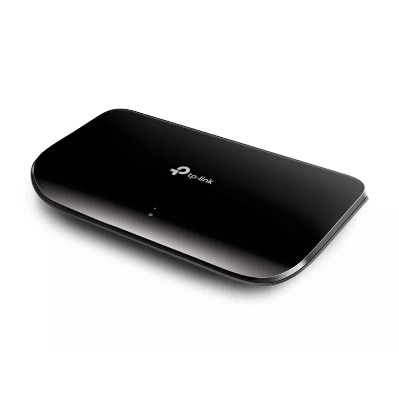 TP-Link 8-Port Gigabit Desktop Netzwerk-Switch, Unmanaged, Gigabit Ethernet (10/100/1000), Wandmontage möglich
