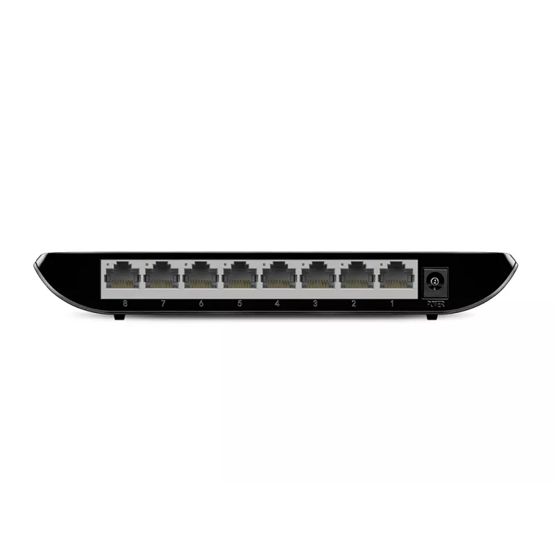 TP-Link 8-Port Gigabit Desktop Netzwerk-Switch, Unmanaged, Gigabit Ethernet (10/100/1000), Wandmontage möglich