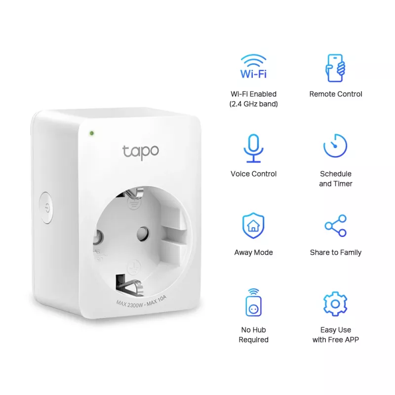Smart Wi-Fi-Steckdose TP-Link Tapo Mini P100
