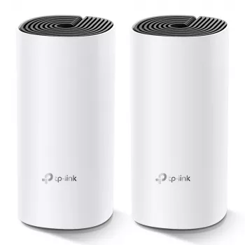 TP-Link AC1200 Ganzhaus-Mesh-WLAN-System, 2er-Pack, Weiß, Intern, Mesh-System, Strom, Status, Dualband (2,4 GHz / 5 GHz), Wi-Fi 5 (802.11ac)