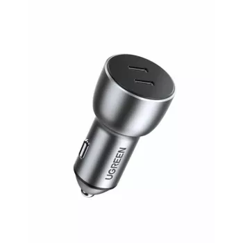 Auto-Ladegerät Ugreen 70594 Universal Grau 12/24V 2x USB Type-C