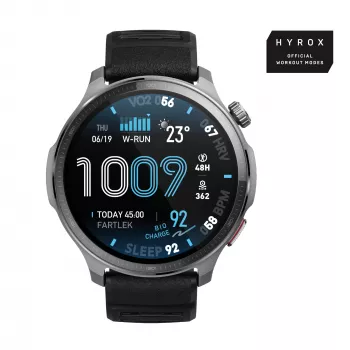 Amazfit Balance 2 XT 3,81 cm (1,5 Zoll) AMOLED Digital 480 x 480 Pixel Touchscreen Schwarz Wi-Fi GPS (Satellit)