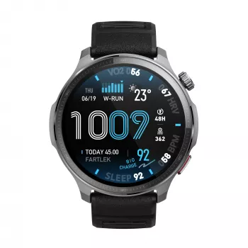 Amazfit Balance 2 XT 3,81 cm (1,5 Zoll) AMOLED Digital 480 x 480 Pixel Touchscreen Schwarz Wi-Fi GPS (Satellit)