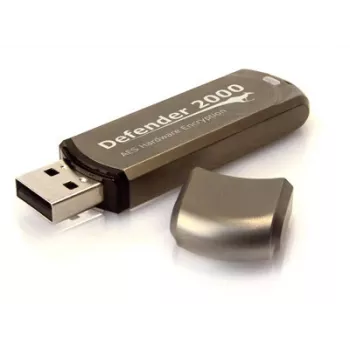 iStorage Kanguru Defender 2000 FIPS 140-2 zertifiziert, 32 GB USB-Flash-Laufwerk USB-Typ-A 2.0 Braun