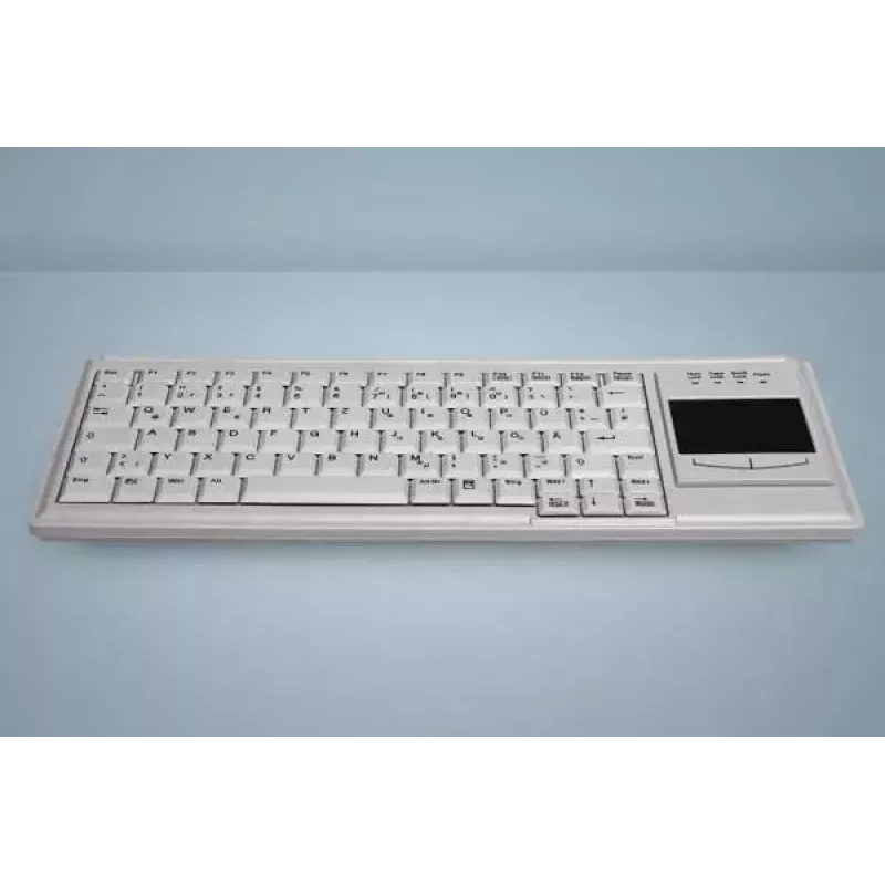 Active Key AK-4400 Tastatur Büro USB Belgisch Weiß Full-size Kabelgebunden
