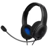PDP LVL50 Wired Headset PS4 weiß - 50-mm-Treiber, kabelgebunden, Kabelgebunden, Gaming, Headset, Schwarz