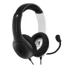 PDP LVL40 Headset Kabelgebundenes Headset Head-Band Gaming Schwarz, Weiß