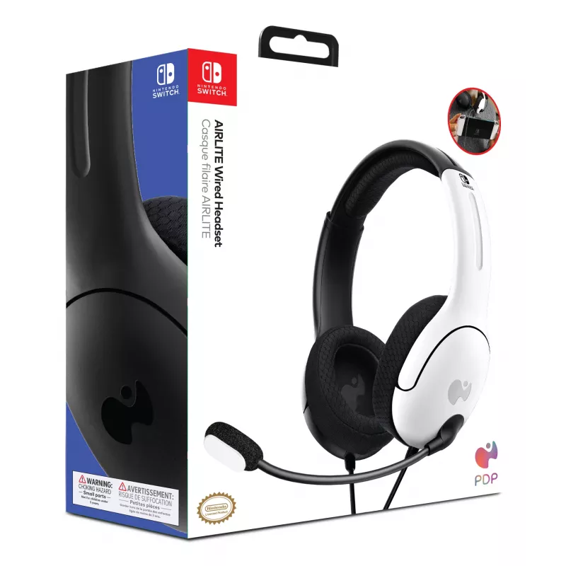 PDP LVL40 Headset Kabelgebundenes Headset Head-Band Gaming Schwarz, Weiß