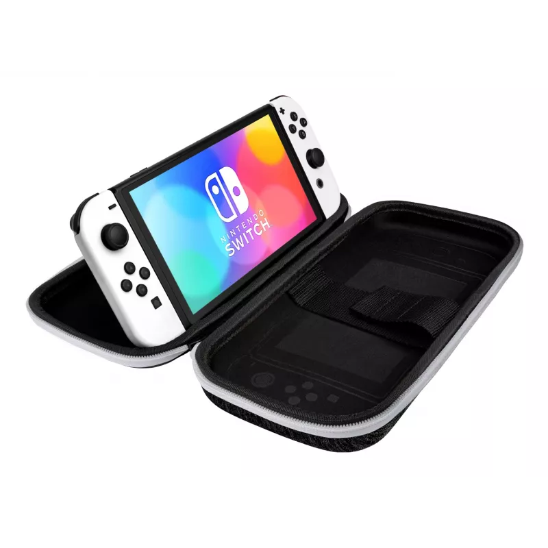 PDP schlank Deluxe: Schwarz & Weiß Hardshell-Hülle Nintendo Schwarz, Weiß