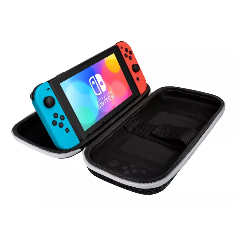 PDP schlank Deluxe: Schwarz & Weiß Hardshell-Hülle Nintendo Schwarz, Weiß