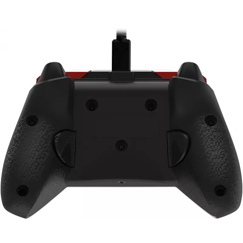 Gamepad PDP Rematch Advanced – kabelgebundener USB-C-Steuergerät für PC, Xbox One, Xbox Series X|S – Schwarz/Rot/Weiß, 2,43 m Kabel