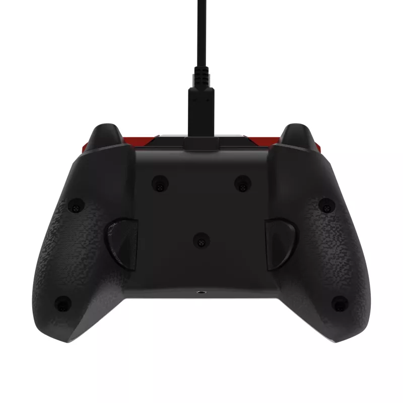 Gamepad PDP Rematch Advanced – kabelgebundener USB-C-Steuergerät für PC, Xbox One, Xbox Series X|S – Schwarz/Rot/Weiß, 2,43 m Kabel