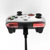 Gamepad PDP Rematch Advanced – kabelgebundener USB-C-Steuergerät für PC, Xbox One, Xbox Series X|S – Schwarz/Rot/Weiß, 2,43 m Kabel
