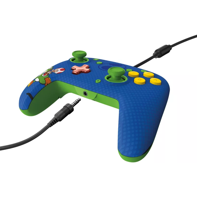 PDP REMATCH Kabelgebundener Controller: Yoshi & Toad, Gamepad, Nintendo Switch, Nintendo Switch OLED, D-pad, Home-Taste, Analog / Digital, Kabelgebunden, USB