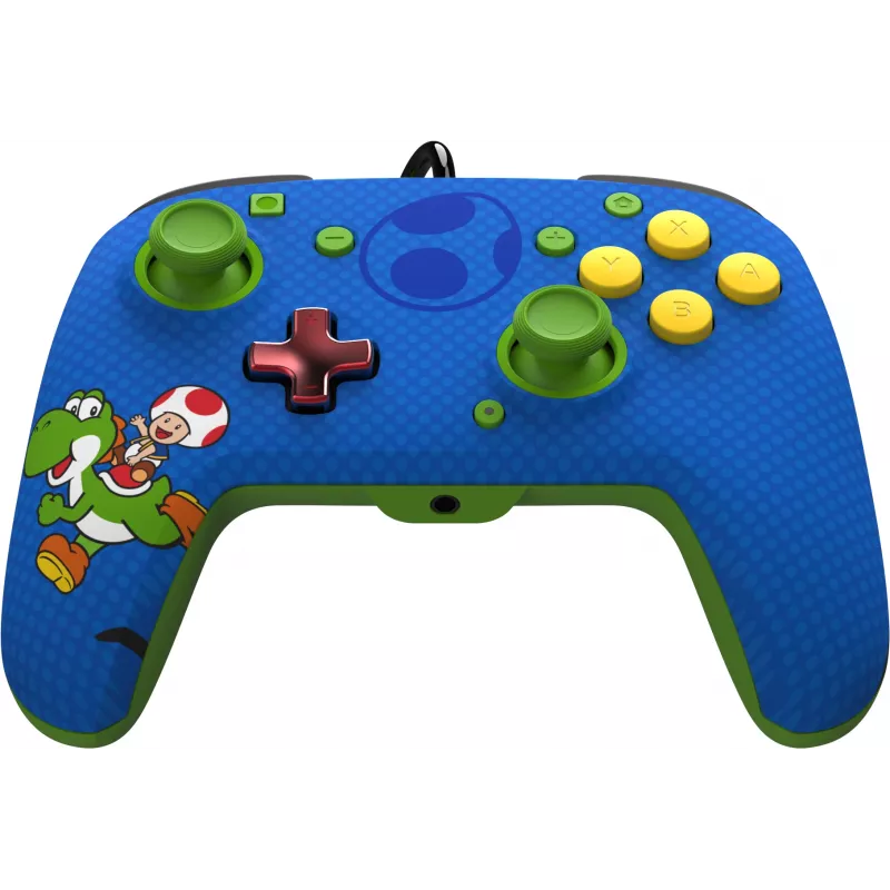 PDP REMATCH Kabelgebundener Controller: Yoshi & Toad, Gamepad, Nintendo Switch, Nintendo Switch OLED, D-pad, Home-Taste, Analog / Digital, Kabelgebunden, USB