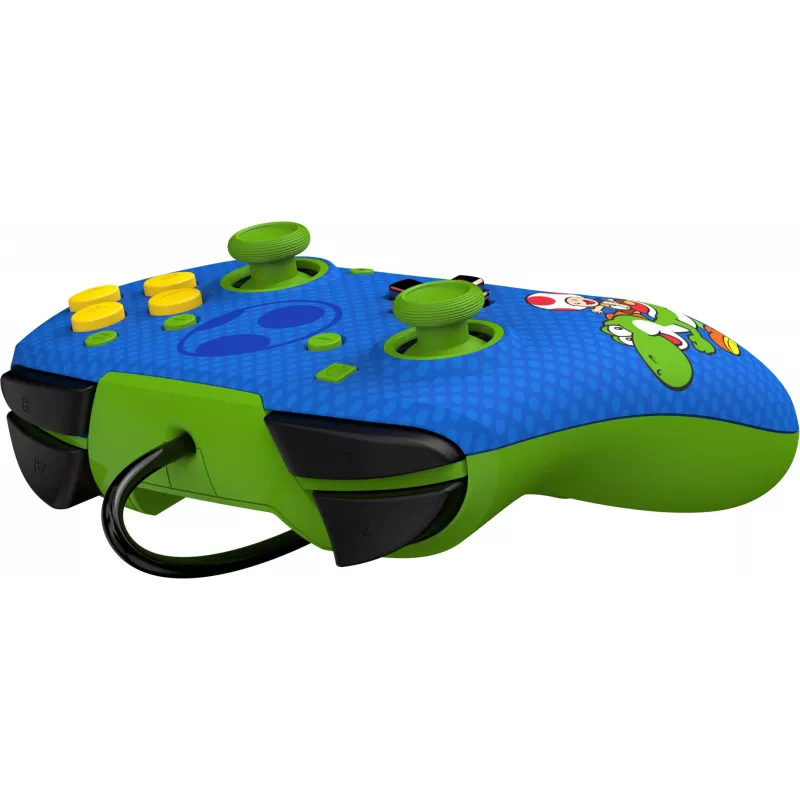 PDP REMATCH Kabelgebundener Controller: Yoshi & Toad, Gamepad, Nintendo Switch, Nintendo Switch OLED, D-pad, Home-Taste, Analog / Digital, Kabelgebunden, USB