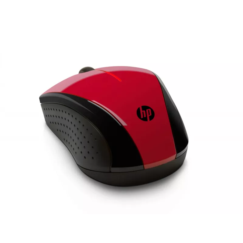 HP X3000 Sunset Red Wireless-Maus, beidhändig, optisch, RF Wireless, 1200 DPI, Rot