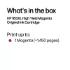HP 953XL High Yield Magenta Original Druckerpatrone, Magenta, 1 Stk., 1450 Seiten