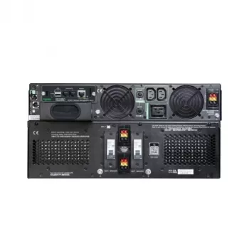 APC Smart-UPS On-Line, 8 kVA/8 kW, Rack/Tower, 230 V, 2x IEC C13+1x IEC C19+Festverdrahtung 3-adrig (H+N+E) Ausgänge, Netzwerkkarte, ohne Schienensatz