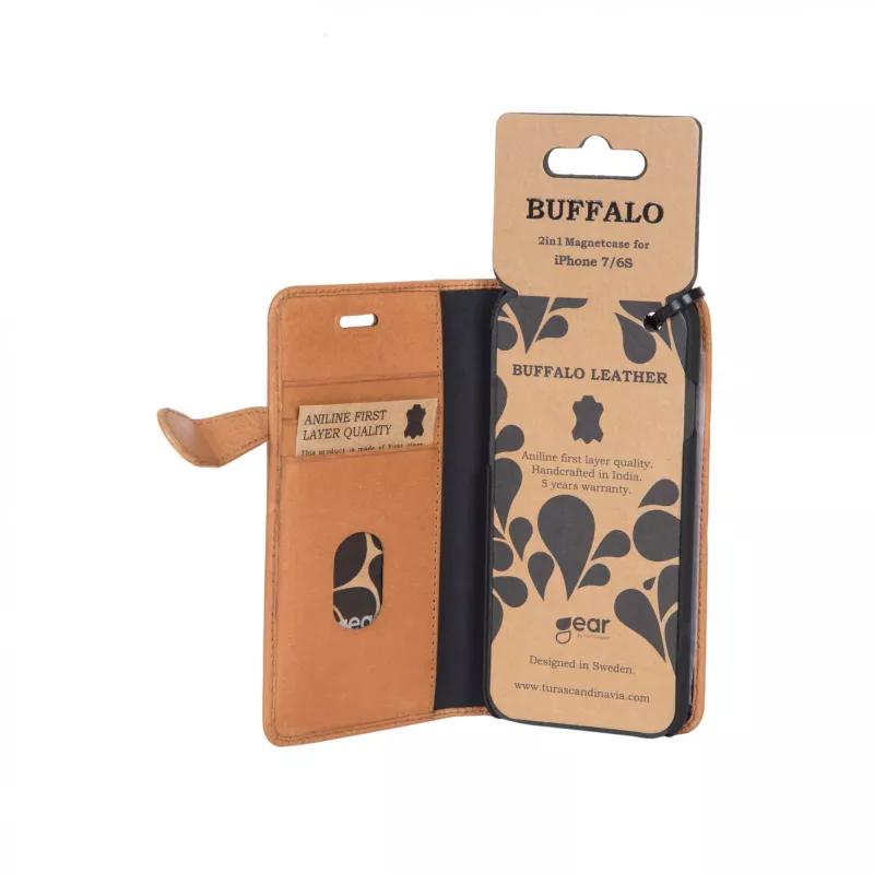 Buffalo 657514 Handyhülle 11,9 cm (4,7 Zoll) Flip Case Cognac