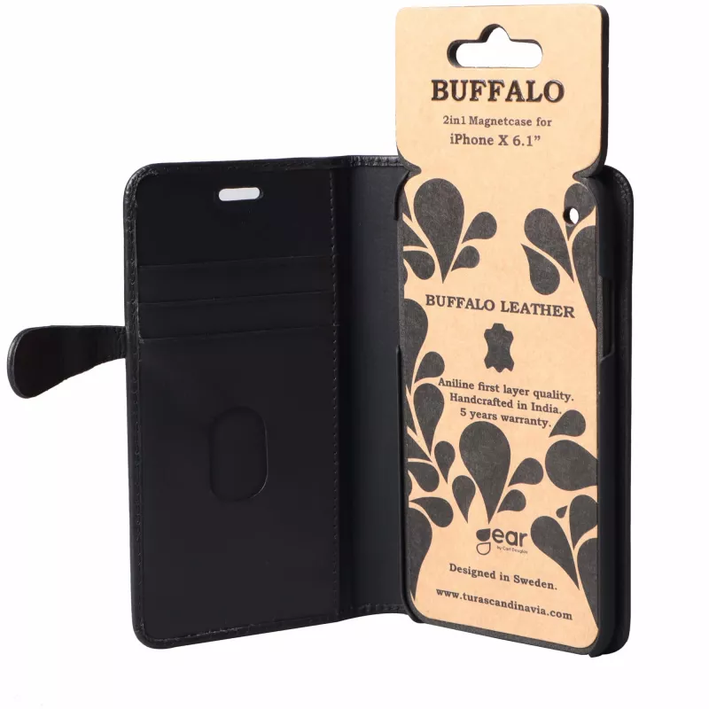 Buffalo 658561 Mobiltelefon-Hülle Folio Schwarz