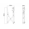 Video Wall Mount Multibrackets M Public Push 40-70 Zoll Schwarz
