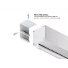 Multibrackets M 1:1 Manuelle Projektionsleinwand 200x200, 112 Zoll White Edition