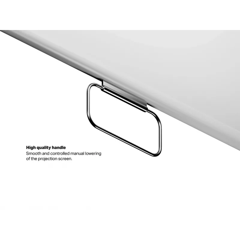 Multibrackets M 1:1 Manuelle Projektionsleinwand 200x200, 112 Zoll White Edition