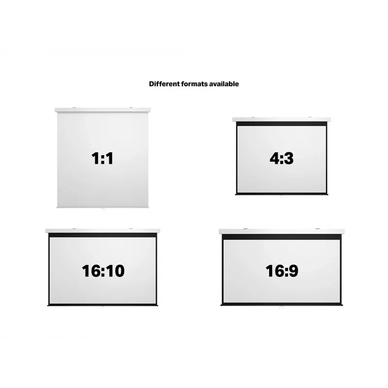 Multibrackets M 1:1 Manuelle Projektionsleinwand 200x200, 112 Zoll White Edition