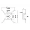 Multibrackets M VESA Wallmount 360 Schwarz