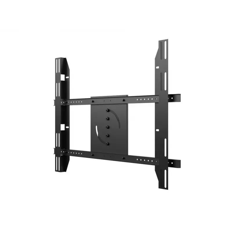 Einzelbildschirm Public Display Stand MULTIBRACKETS M – Schwarz, unterstützt bis zu 60 kg, VESA 200x200–800x400