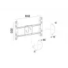 Einzelbildschirm Public Display Stand MULTIBRACKETS M – Schwarz, unterstützt bis zu 60 kg, VESA 200x200–800x400
