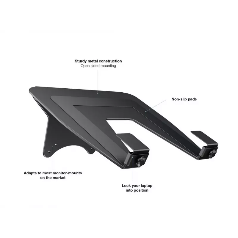 Laptop-Ständer Multibrackets M Laptop Holder Gas Lift Arm Schwarz
