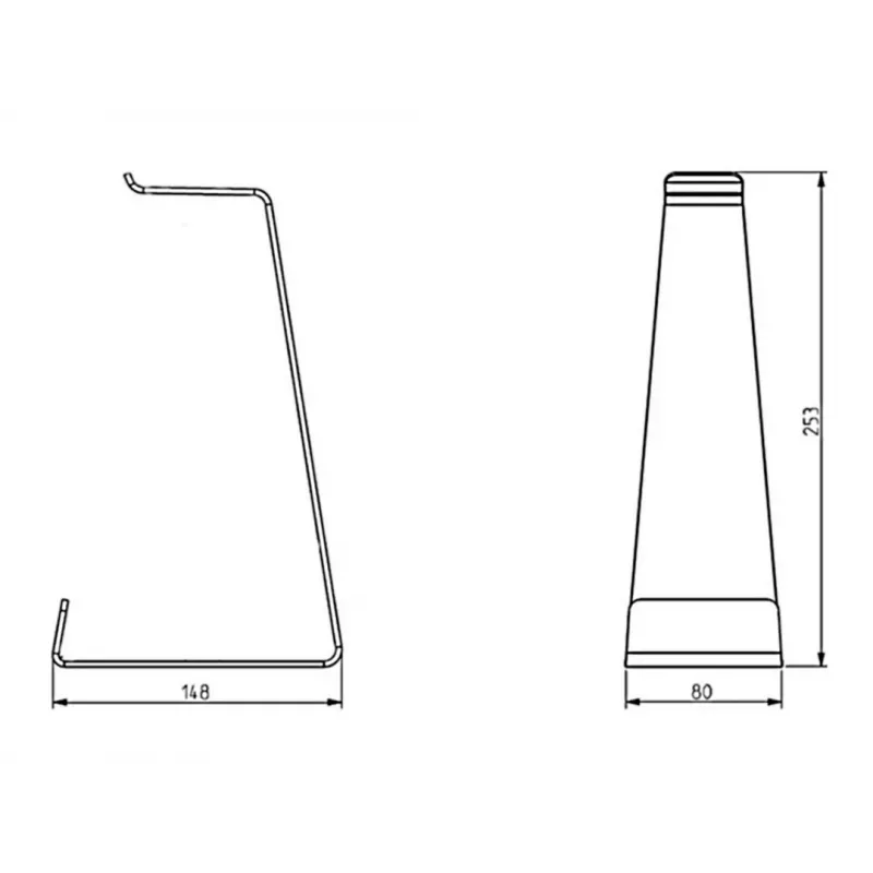 Kopfhörerhalter Multibrackets M Headset Holder Tischständer Weiß