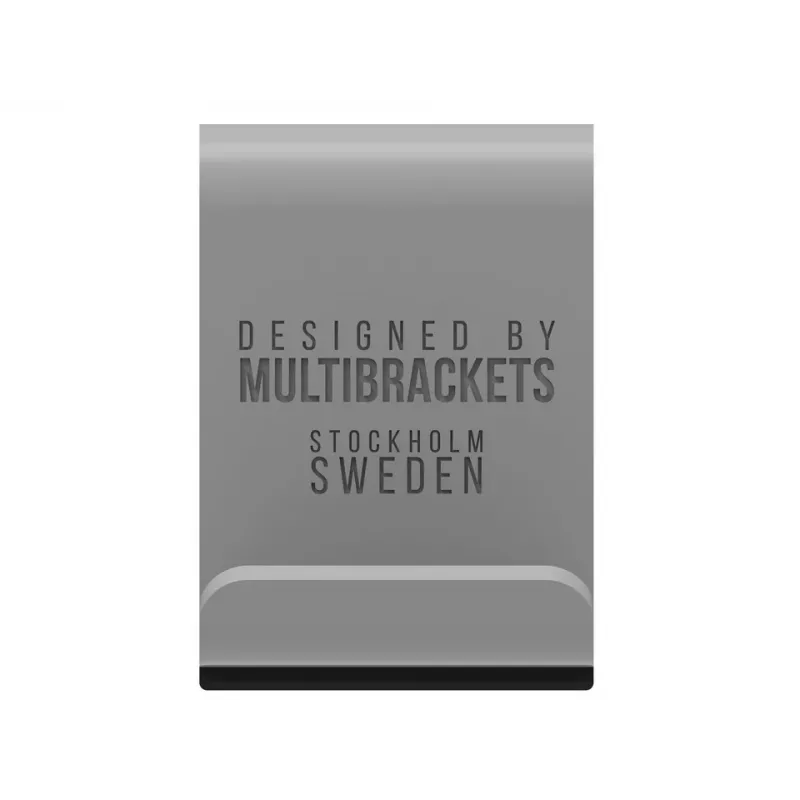 Multibrackets M Headset-Halterung Schreibtisch Silber, Kopfhörerhalter, Aluminium, 52 g, Silber