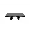 Regalboden Multibrackets M Public Floorstand Shelf Basic 150 Schwarz Kunststoff Stahl