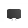 Regalboden Multibrackets M Public Floorstand Shelf Basic 150 Schwarz Kunststoff Stahl