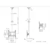 Multibrackets M Public Ceilingmount Medium Single White 3000 Maximale Tragfähigkeit 30 kg Min. Bildschirmgröße 32 Zoll Max. Bildschirmgröße 55 Zoll