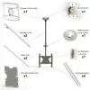Multibrackets M Public Ceilingmount Medium Single White 3000 Maximale Tragfähigkeit 30 kg Min. Bildschirmgröße 32 Zoll Max. Bildschirmgröße 55 Zoll