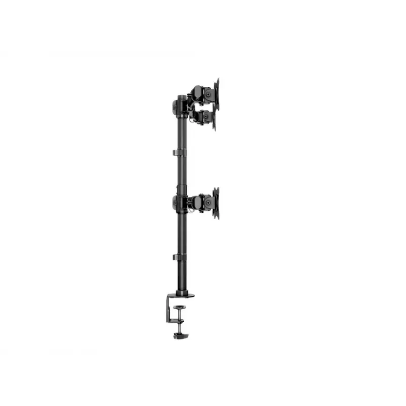 Multibrackets M Deskmount Basic Quad, Klemme/Durchführung, 32 kg, 38,1 cm (15 Zoll), 68,6 cm (27 Zoll), 100 x 100 mm, Schwarz