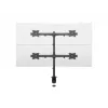 Multibrackets M Deskmount Basic Quad, Klemme/Durchführung, 32 kg, 38,1 cm (15 Zoll), 68,6 cm (27 Zoll), 100 x 100 mm, Schwarz