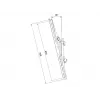 Flachbildschirm-Halterungsarm MULTIBRACKETS M Pro Series Tilt Arms 600 mm, Stahl, schwarz, 2 Stück