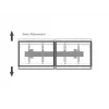 Flachbildschirm-Montagearm Multibrackets M Pro Series Micro-Adjustable Arms 400mm Schwarz Stahl