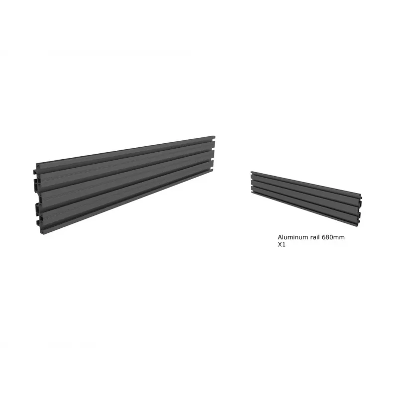 Rail Multibrackets M Pro Series Single Screen Rail 68cm Schwarz
