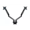Multibrackets M VESA Gas Lift Arm Dual Side by Side Schwarz Klemme 20 kg 15-32 Zoll