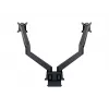 Multibrackets M VESA Gas Lift Arm Dual Side by Side Schwarz Klemme 20 kg 15-32 Zoll